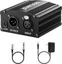 XLR MICROPHONE WITH PHANTOM POWER SUPPLY